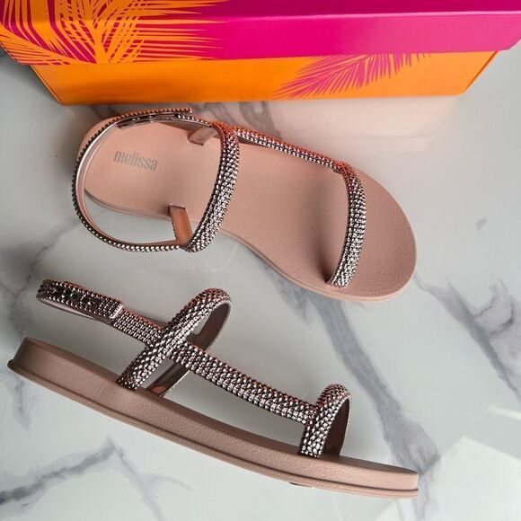 Melissa‎ Brightness Sandal, LIGHT PINK, Size 7 M - Picture 3 of 8
